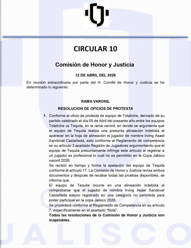 Circular 10