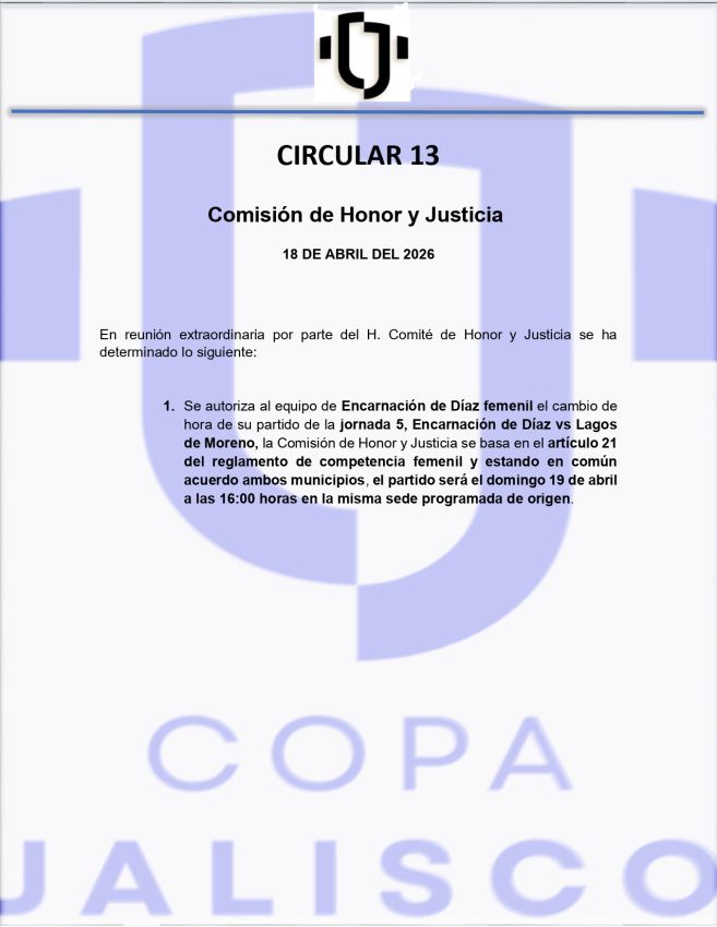 Circular 13