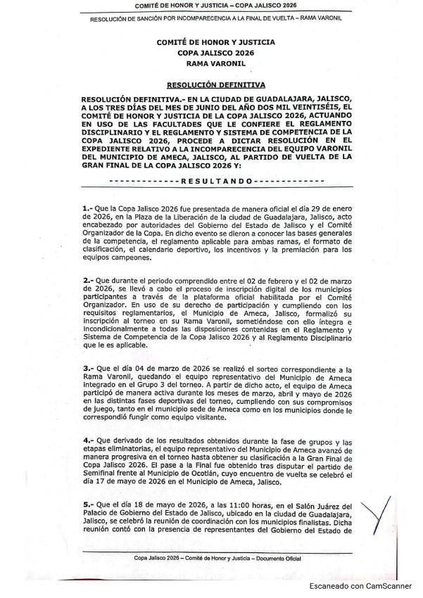 Resolución definitiva